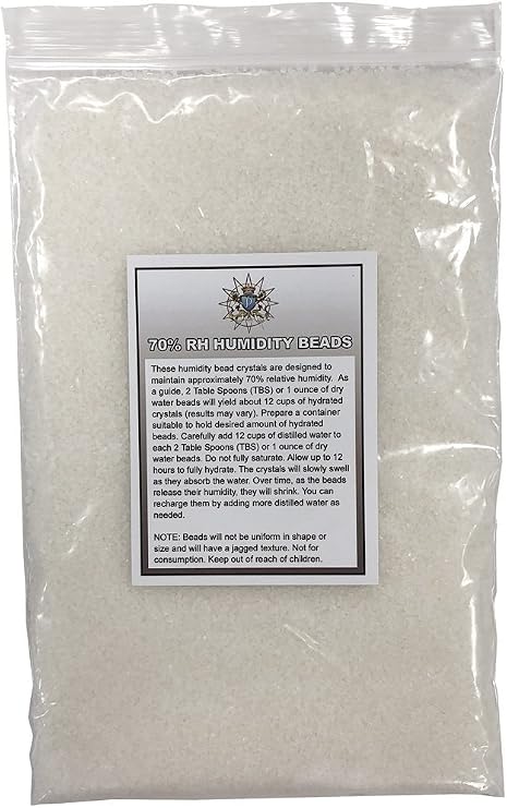 Prestige Import Group Crystal Gel Humidification Beads for Humidors - 8 oz Bag