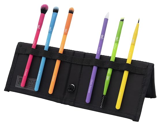 MODA Totally Electric Bright Eye 7pc Eye Flip Kit, Vegan