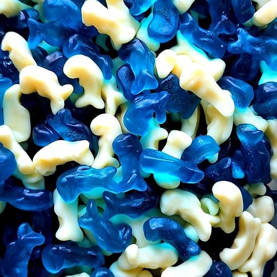 Krazy Kandi Kingsway 1kg Bulk Bags – Retro Pick and Mix, Party Favourites, British Candy, Bulk Share Bag, Pick Your Favourite (Baby Dolphins)