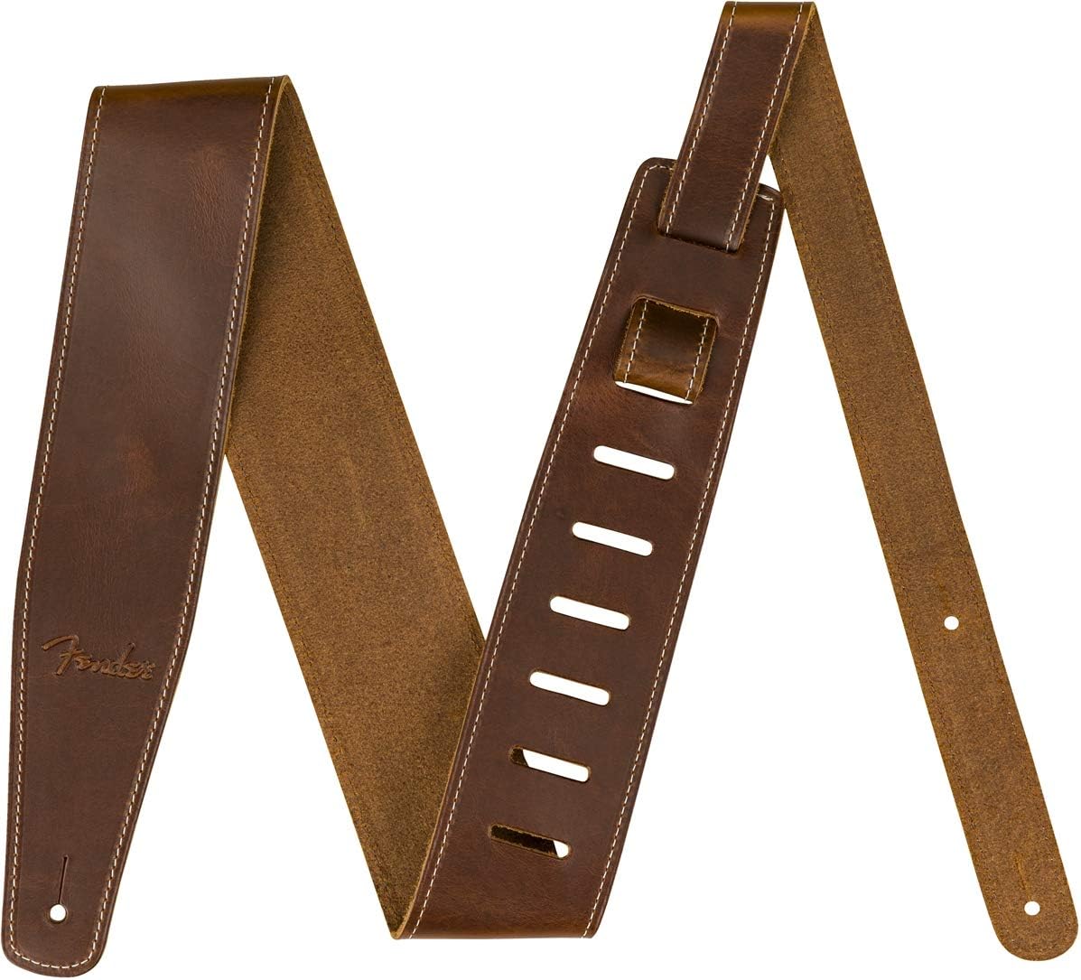 Fender Machined Leather Strap