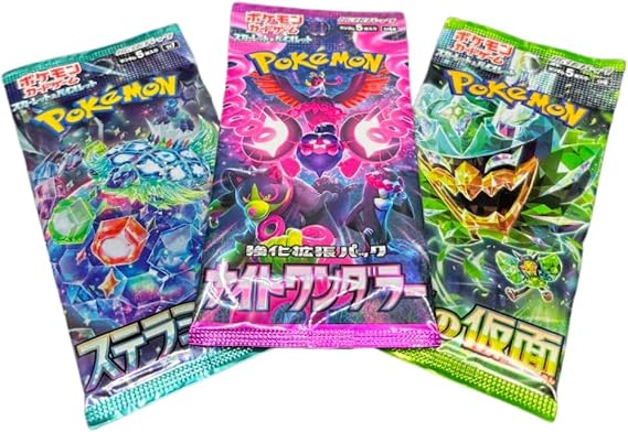 3 Rastgele Pokemon Japon Booster Paketi Lot
