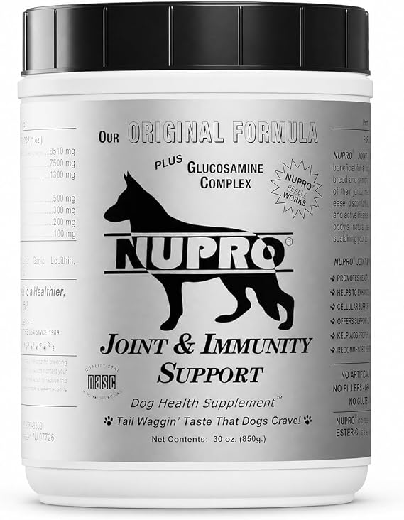 NUPRO Joint & Immunity Support, 30 Ounces | Supports joint health, Promotes flexibility, Supports immunity, Helps active and senior dogs