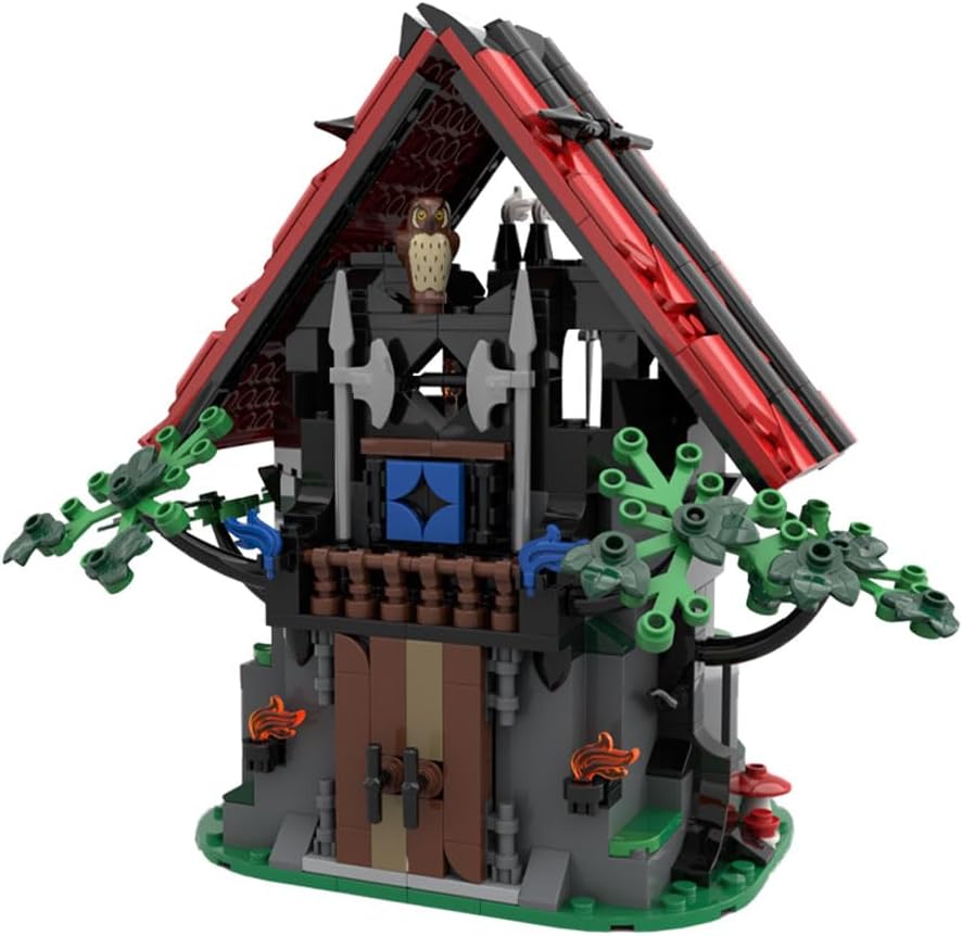 Medieval Wizards Magical Workshop Building Kit, Medieval Modular Series Building Blocks Set 464PCS