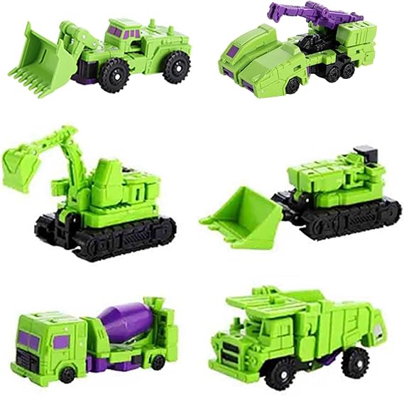 6 in 1 Transform SS86 Constructions Truck Toys Deformation Vehicles Combine