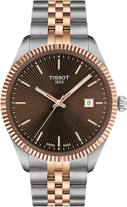 Tissot Ballade, Swiss Quartz, 40mm, Brown Dial, Mens Watch