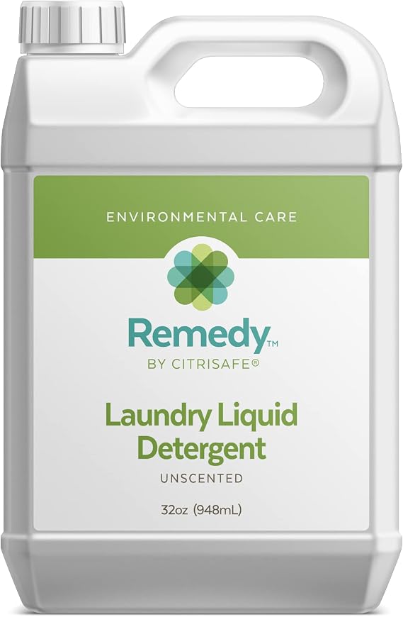 Musty or Contaminated Towels, Clothes & Bedding - Remedy Laundry Detergent Removes Odors & Residues, Super Concentrated
