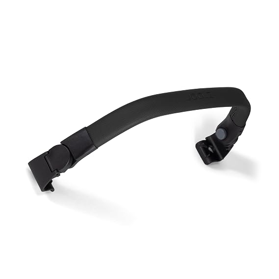 Joolz Aer2 Foldable Bumper Bar for Joolz Aer2 Stroller One-Hand Fold Compatible, Secure & Comfortable Toddler Support Bar, Leatherette Finish, Easy Click-On Design - Black Carbon