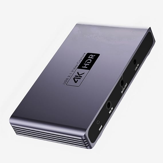 4K HDR Video Capture Card, 240Hz High Refresh Rate