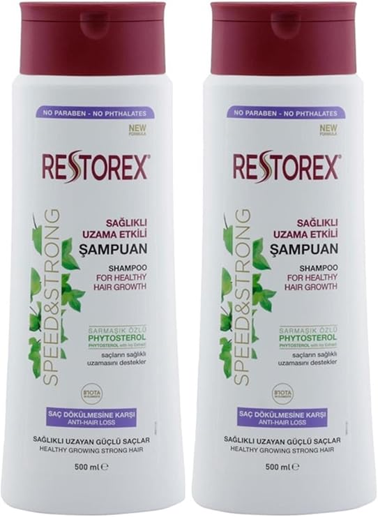Restorex Sampuan Sağlıklı Uzama Etkili 500 Ml Saç Dökülmesine Kar X 2 Adet