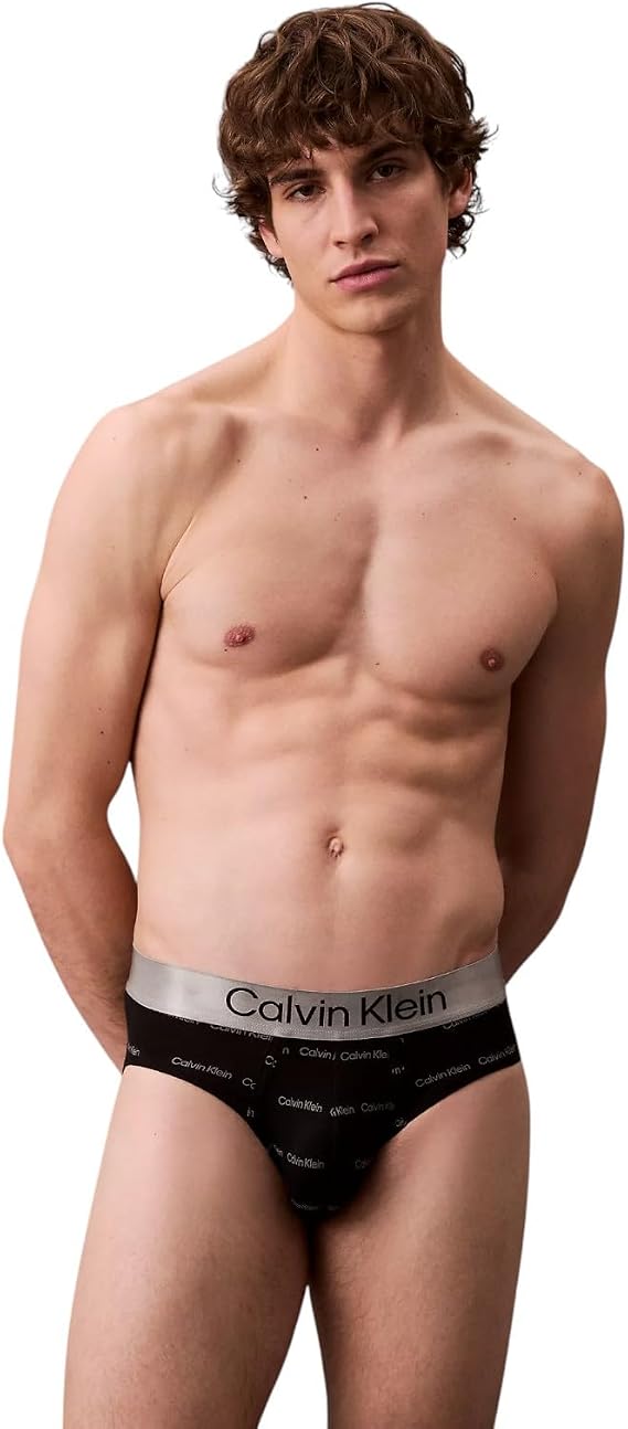 Calvin Klein Men's Brushed Microfiber Stretch Hip Briefs