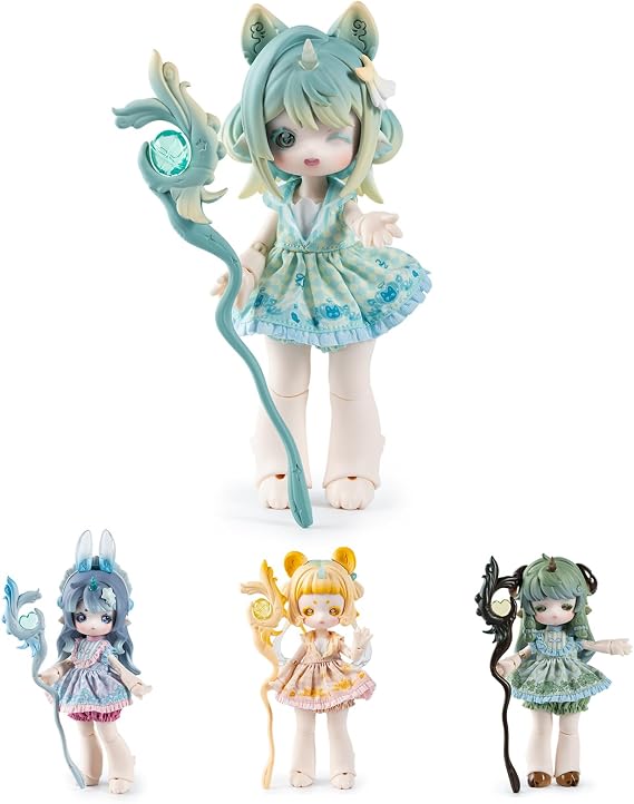 Antu Cute Beast Magic Series Single Box (Contains 1 Figure), 1/12 BJD Dolls Random Design Cute Figures Collectibles Birthday Gift