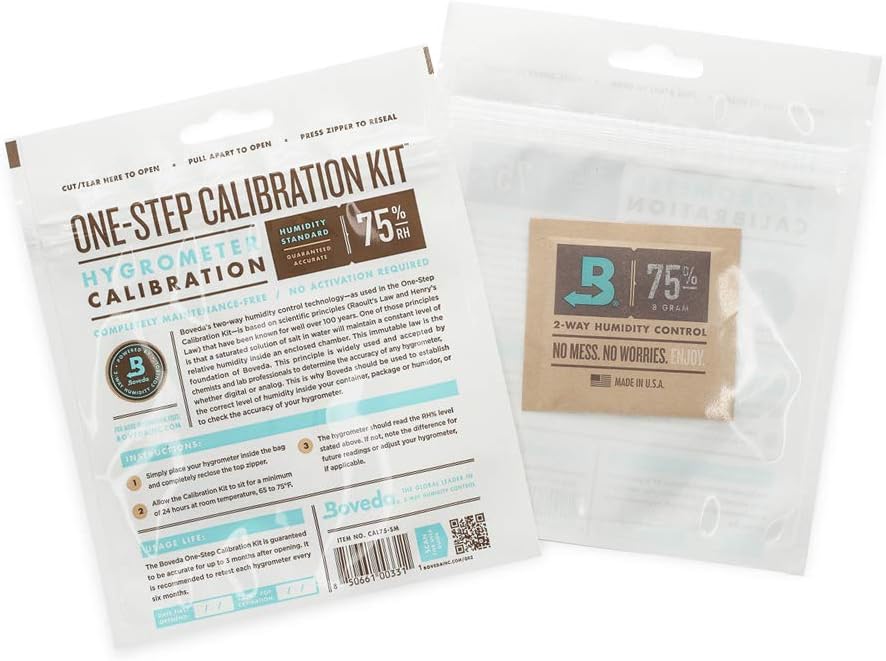 Boveda-Higrometer Calibration Kit 75% RH Calibration