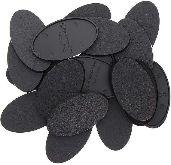 Evemodel MB660 20pcs Base 60X35mm or 2.36x1.38inch Plastic Model Bases for Gaming Miniatures or Wargames Table Games