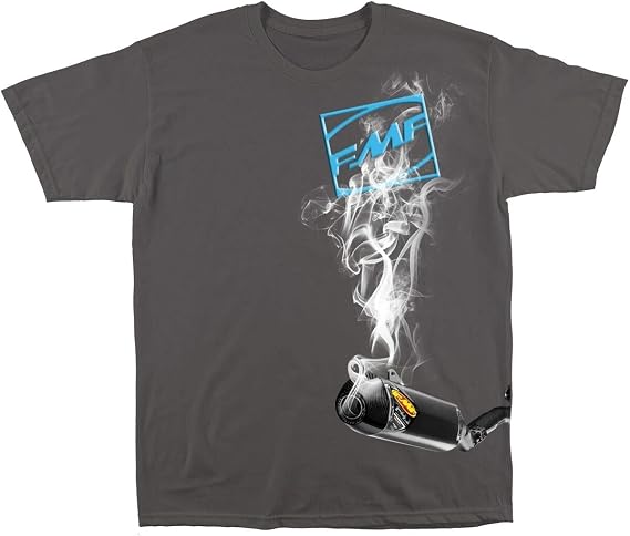 FMF Boxcage 2 T-Shirt (LARGE) (CHARCOAL)