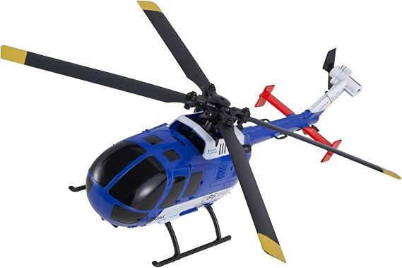 VEVOR RC Helicopter, 2.4GHz 4-Propeller Remote Control Helicopter with 6-Axis Gyro, 4-Channel RC Airplane for Beginner, LED Light & One-Key Takeoff/Landing, Plane Toys for Kids Ages 8 and up