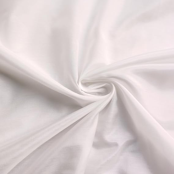 100cm*140cm White Silk Cotton Fabric Lining Material for Dress