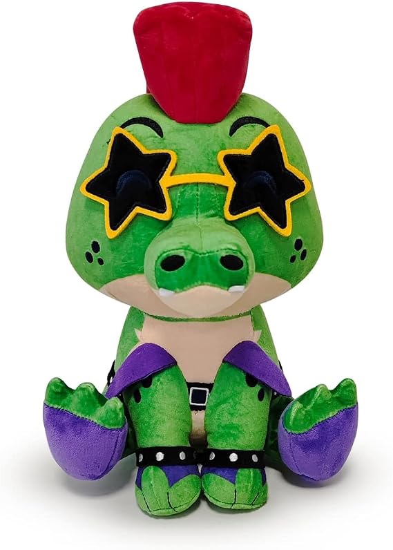 Youtooz FNAF Glamrock Monty Sitting 9" Inch Plushie, Collectible Monty from Five Nights at Freddy's FNAF Plush Collection