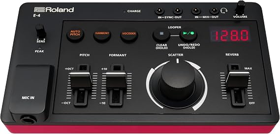 Roland AIRA Compact E-4 VOICE TWEAKER | Vocal Performance Tool with Powerful Voice Transformer Effects