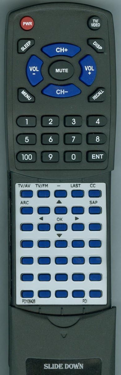 Replacement Remote Control for PDI LD20A6UD Patient, PD108421, P32LCDC Patient
