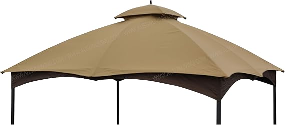 ALISUN Replacement Canopy Top for Massillon 10' x 12' Gazebo Model #L-GZ933PST
