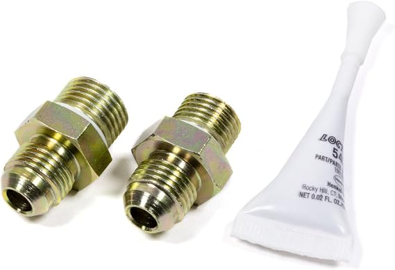 Unisteer 8026070 Power Steering Adapter Fitting (Power Mustang II FittingKit with Locktite)