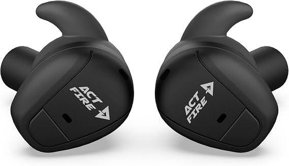Shooting Protection Ear Plugs with Noise Reduction,Dark Black