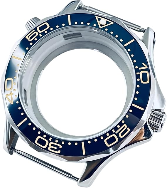 41mm Diver Watch Case 316L Steel for Omega Seamaster Diver 300M