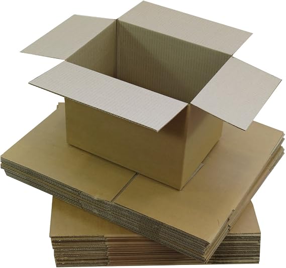 Triplast 203 x 152 x 152mm Small Single Wall 8x6x6" Shipping Mailing Postal Gift Cuboid Cardboard Boxes (Pack of 5)