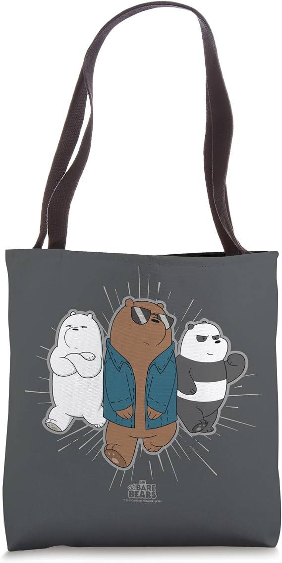 We Bare Bears Jacket Tote Bag
