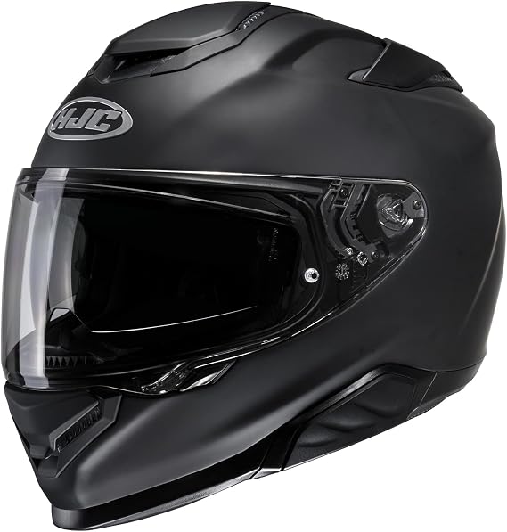 HJC RPHA 71 Solid Motorcycle Helmet with HJ-40 Pinlock Shield, DOT Approved (Black, X-Small)