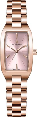SAPPHERO Watches for Women Luxury Ladies Watches Womens Bracelet Watch Small Stainless Steel Analog 3ATM Waterproof Wrist Watch for Women