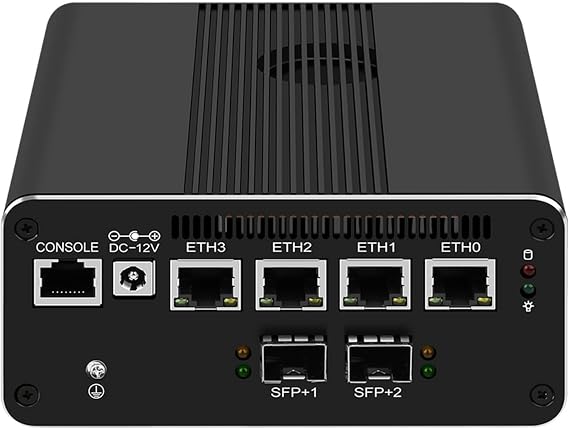 Micro Firewall Appliance 10Gbe Mini PC, Intel Core I3 1215U 6C/8T 8GB DDR5 128GB PCIE SSD 4xIntel I226-V 2.5GbE 2*Intel 10Gb Network Card Firewall Home Server/Router 1xConsole