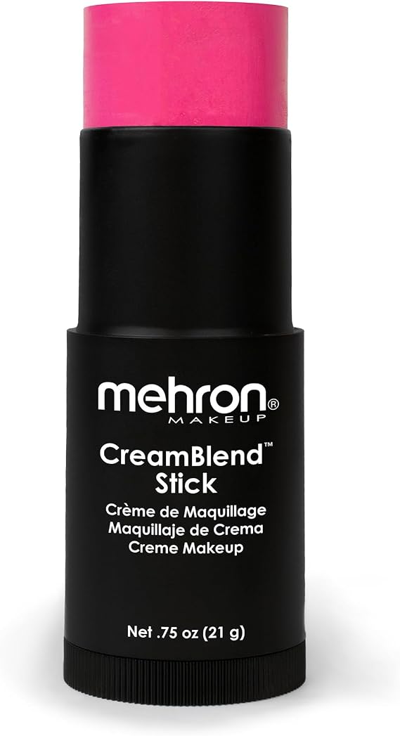 Mehron Makeup CreamBlend Stick - PINK, Cream Face Paint