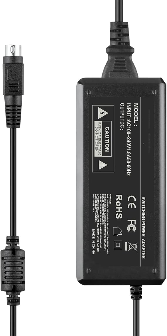 Mini 5-Pin DIN 12V 5V AC Adapter for WD Western Digital External Hard Disk Drive HD HDD Power Supply(Note: This is 5-Pin Connector Adapter, NOT 4-Pin or 6-Pin)