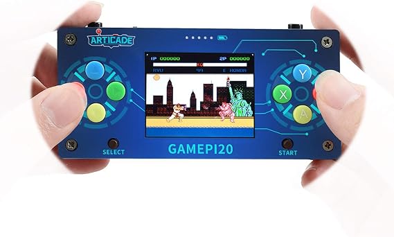 Waveshare GamePi20 ミニレトロビデオゲームコンソール Raspberry Pi Zero/Zero WH 2インチ IPSディスプレイ