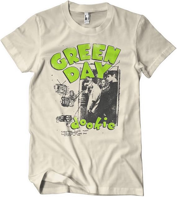 Green Day Officially Licensed Sketched Up Mens T-Shirt
