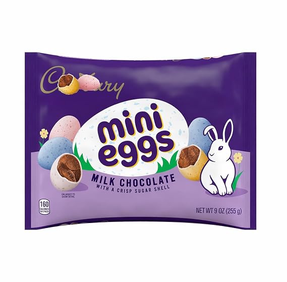 Mini Eggs Milk Chocolate Candy 9 oz Bag Milk Chocolate Eggs - Irresistible Treats Eggs, Special Occasions, Premium Candy Mini Eggs for All Ages