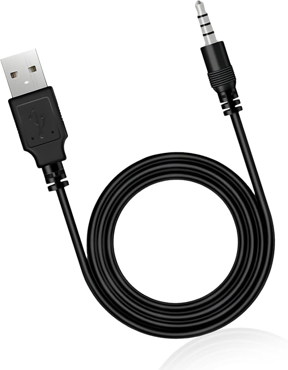 1M 3.5mm Aux Audio Jack Cable Adapter to USB 2.0 Male