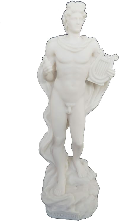 Apollo Statue Ancient Greek God of Sun and Poetry Active Sculpture