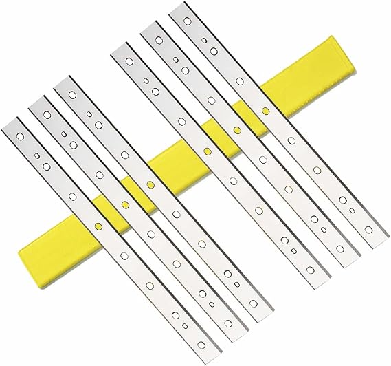 13 Inch Planer Blades for DeWalt DW735 DW735X Planer (DW7352-2), Double Sided - 2 Sets of 6 Pack