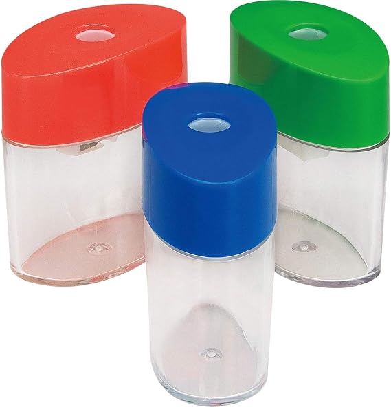 Integra Plastic Sharpener, Oval, 2-1/8-Inch, Assorted (ITA42850)