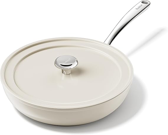 Redchef Ceramic Frying Pan Nonstick Skillet with Lid Deep Frying Pan 11 In