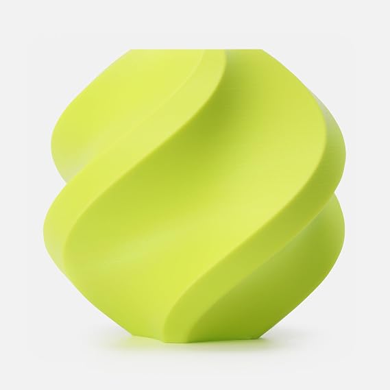 Bambu Lab PLA Matte Filament Bright Green 1kg Refill | Matte PLA Filament, High Tenacity, Eco Friendly, 1kg Refill for AMS & FDM 3D Printers