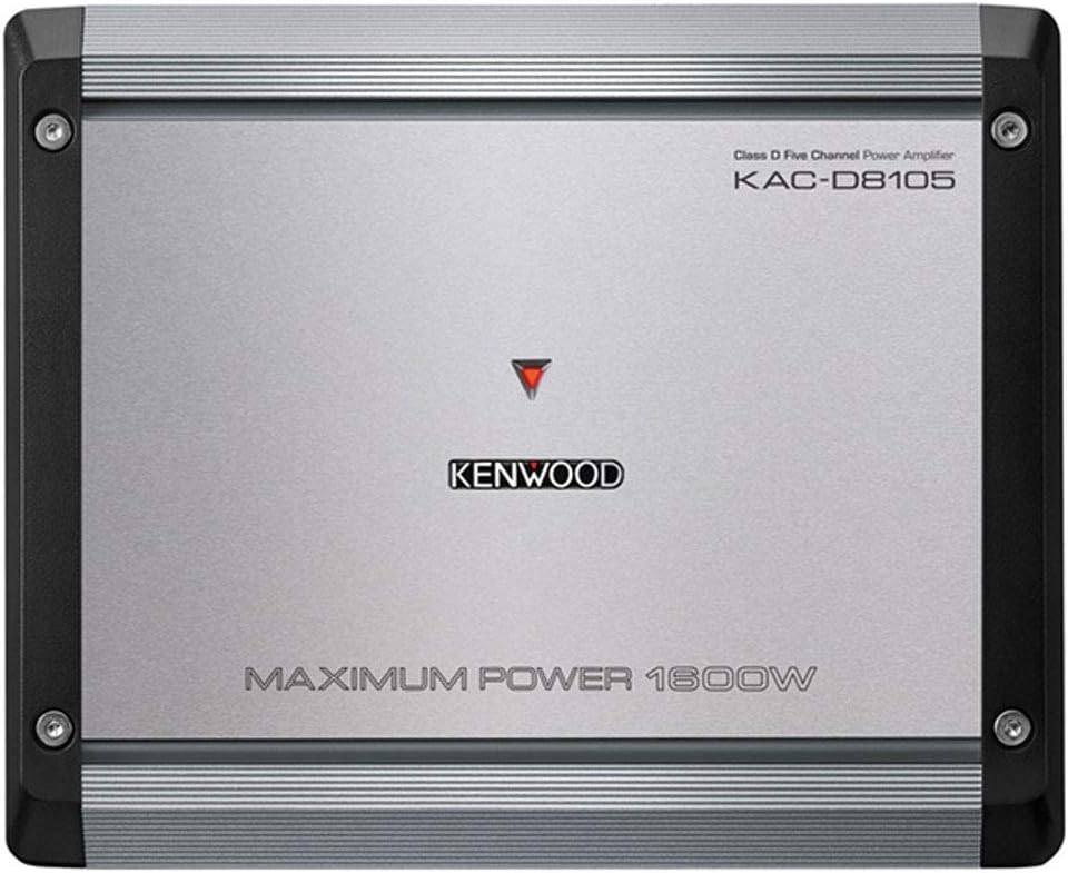 Kenwood KAC-D8105 1600 W Max 5-Channel Class D Stereo Car Audio Amplifier