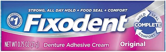 Fixodent Denture Adhesive Cream Original 0.75 oz (Pack of 12)