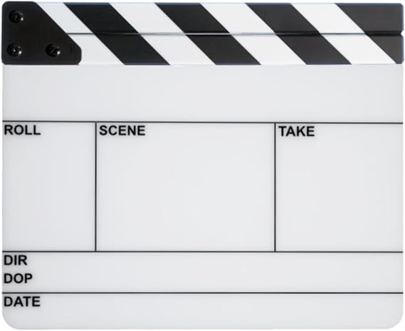 Filmsticks Professional All Weather Film Slate Clapperboard Kits for Motion Picture & TV Production (Medium)