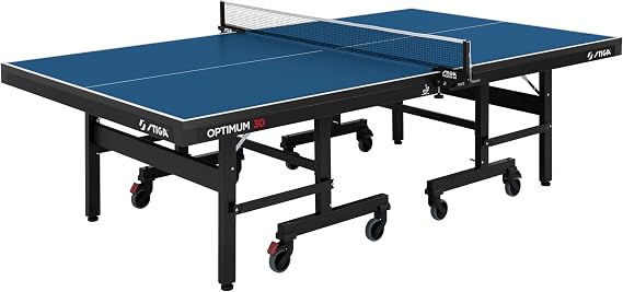STIGA Optimum 30 Table Tennis Table with 30mm Thick Top and Unmatched Stability