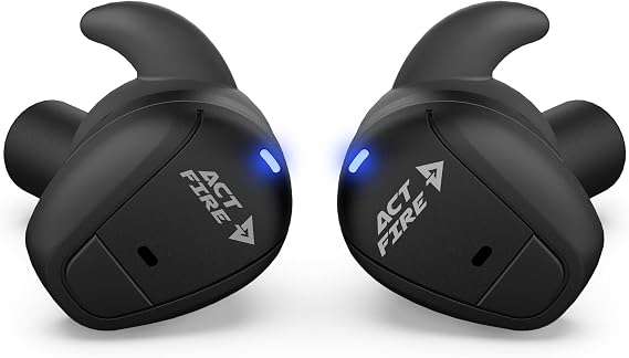 Bluetooth Shooting Ear Protection Earplugs, Electronic Hearing Protection, Shooting Ear Buds for Noise Reduction, Ear Protection for Gun Range | Bluetooth Electronic Shooting Earbuds Hearing Protection, Sound Amplification, 3 Sound Modes for Gun Range, Outdoor Use