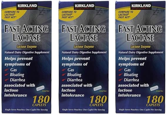 Kirkland Signature Fast Acting Lactase (3 Pack)