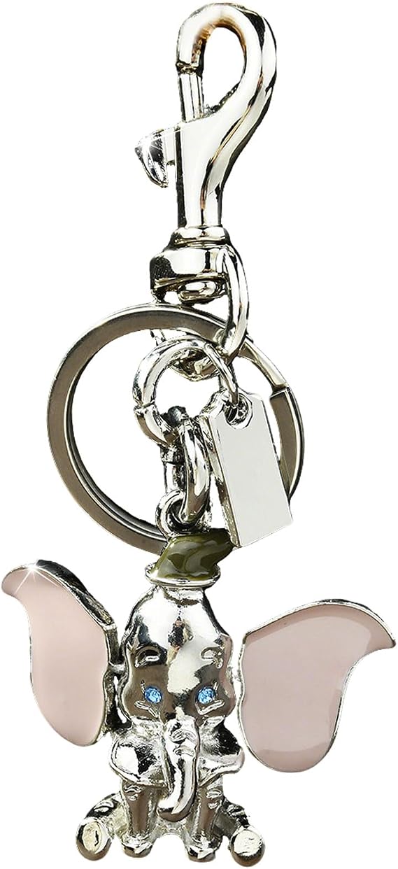Dumbo Keychain With Moving Ears, Elephant Car Purse Charms For Women